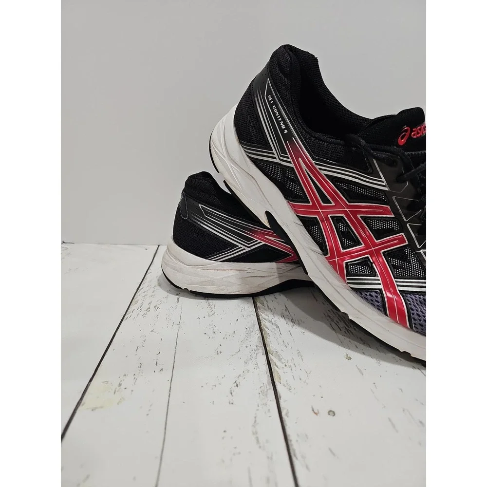 Asics Mens Gel Contend 4 RunningShoe Size 13 Gray And Red